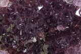 Dark Purple Amethyst & Hematite Cluster - Alacam Mine, Turkey #347607-1